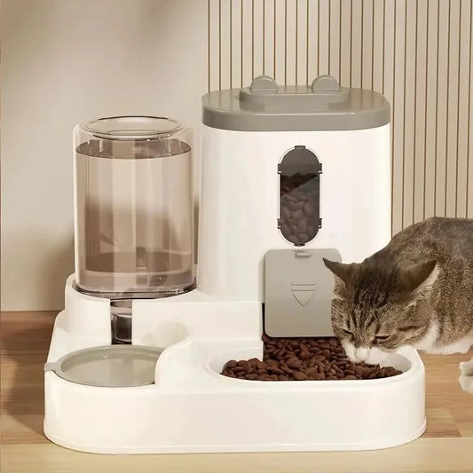 PetSmartFlow Automatische Voer- & Waterdispenser Set voor Honden en Katten