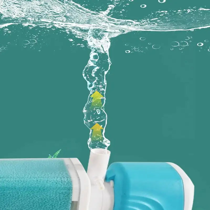 Aquariumfilter - stil sponsfilter met zuurstofpomp – ABS