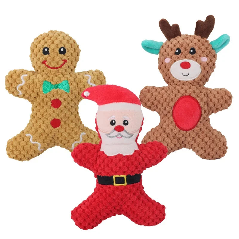PawJolly Kerst Knuffelgeluid Hondenspeelgoed