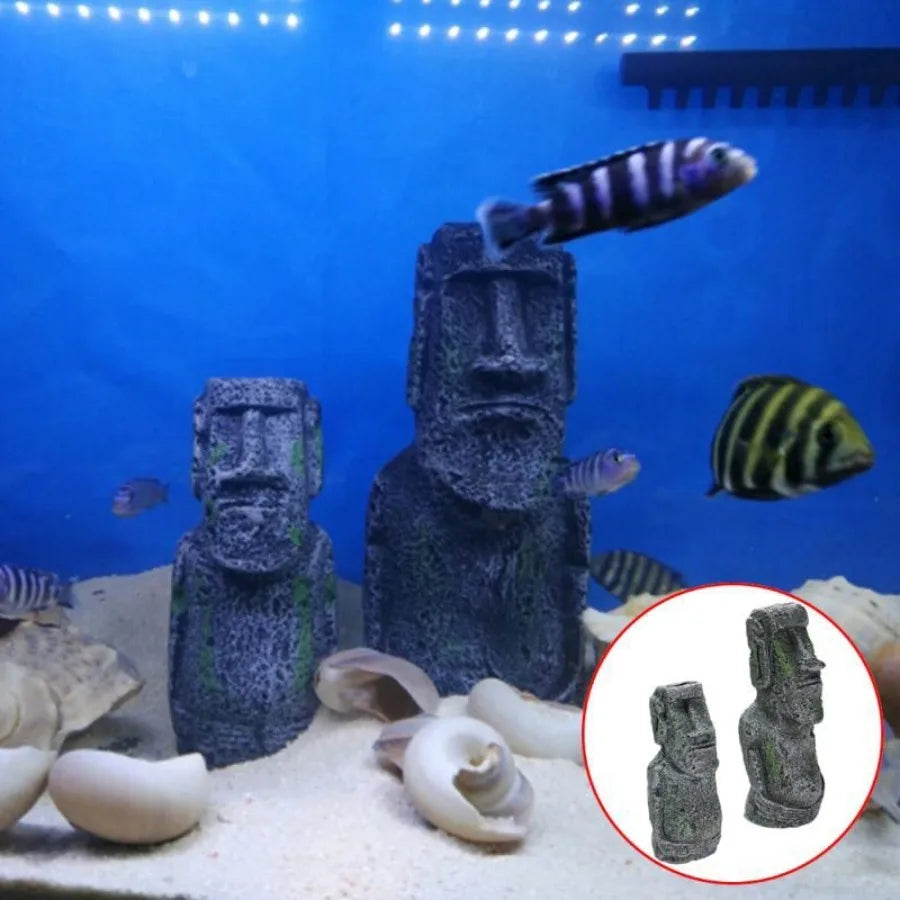 Standbeeld van het Paaseiland Aquarium