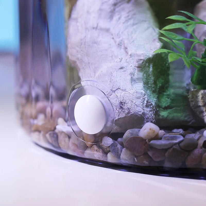 EcoFlow Kleine Ronde Vissenkom met Zuurstofrijk Water