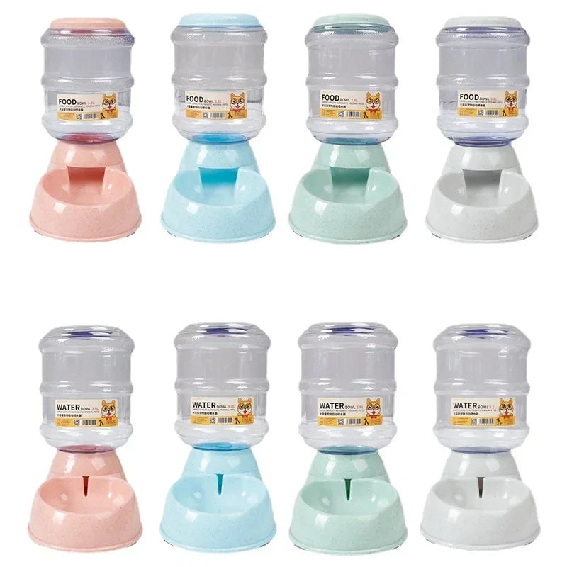 SmartHydra Automatische Voer- en Waterdispenser voor Huisdieren – 2-in-1 Eet- en Drinkbak met Waterfles