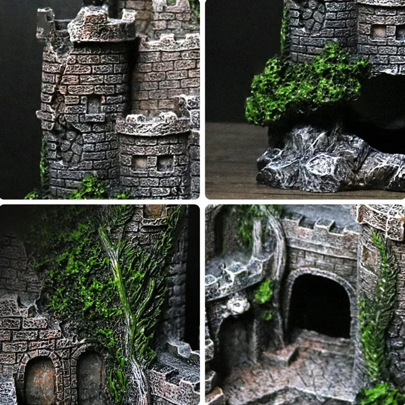 Hars Kasteel Aquarium Ornament