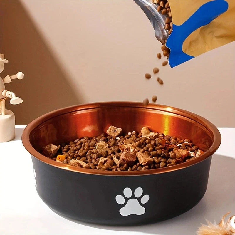 RVS Eetbak voor Honden en Katten – Anti-Slip, Roestvrij