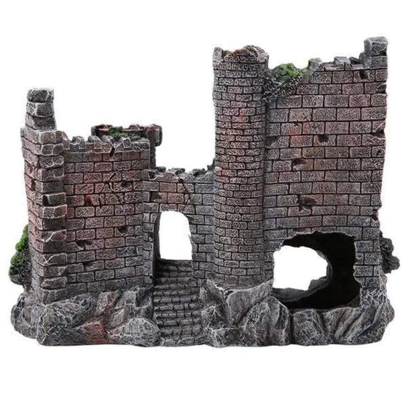 Hars Kasteel Aquarium Ornament