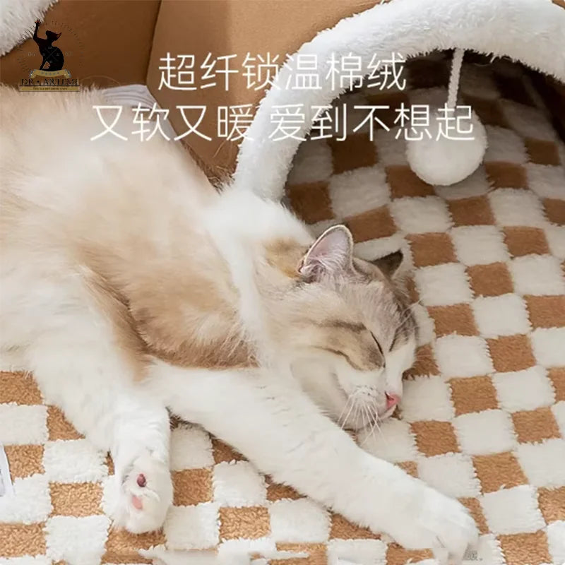 Warme Katten Tunnel Bed
