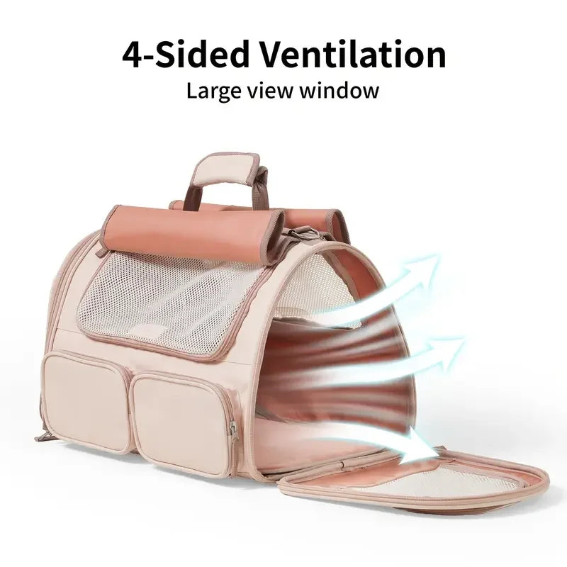 Huisdierendrager Luchtvaart Goedgekeurd – Nylon, Opvouwbaar