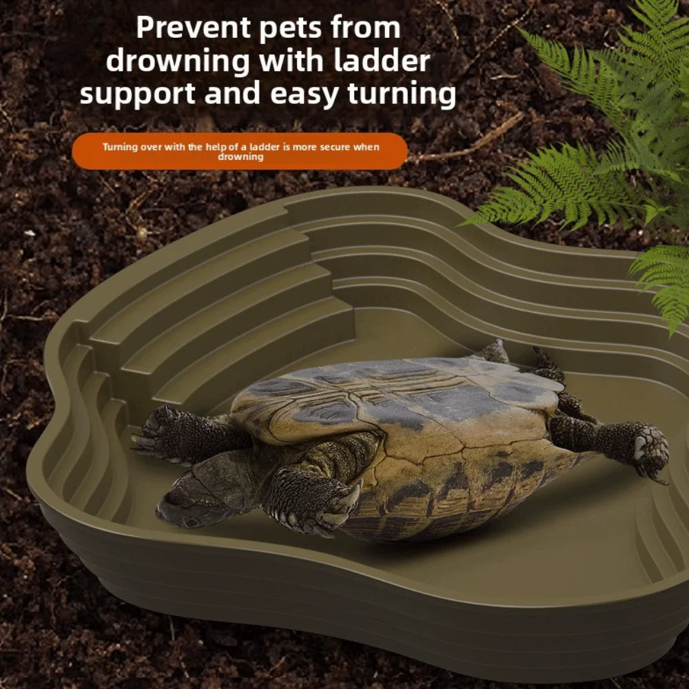 AquaStep Dubbelzijdige Schildpad Water- & Voerbak