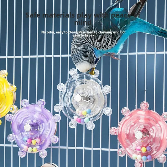 Interactief papegaaienspeelgoed met muziek – kunststof, kleurrijkb