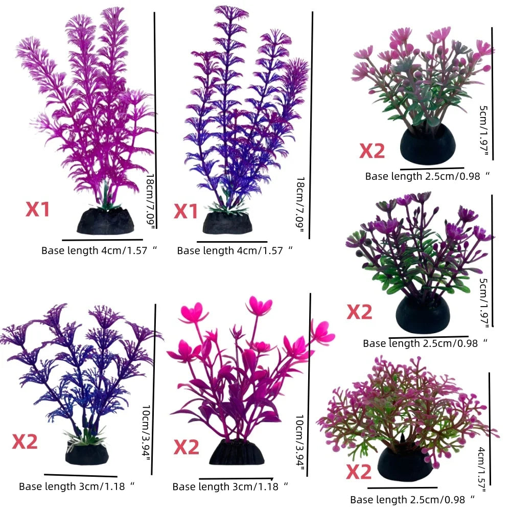 Kunstmatige aquariumplantendecoratie