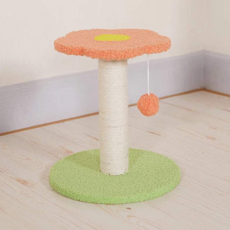 KlimPaws BloomNest Krabpaal met Springplatform en Bloemvormig Kattennest