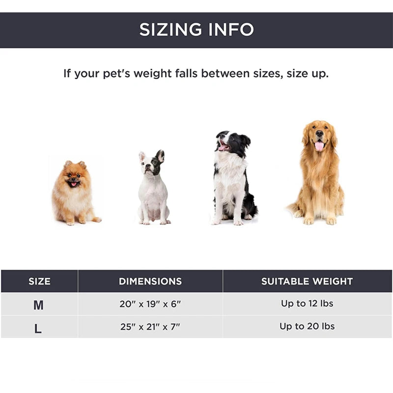 Pluche Huisdierbed  – Wasbaar Antislip Mand voor Hond/Kat