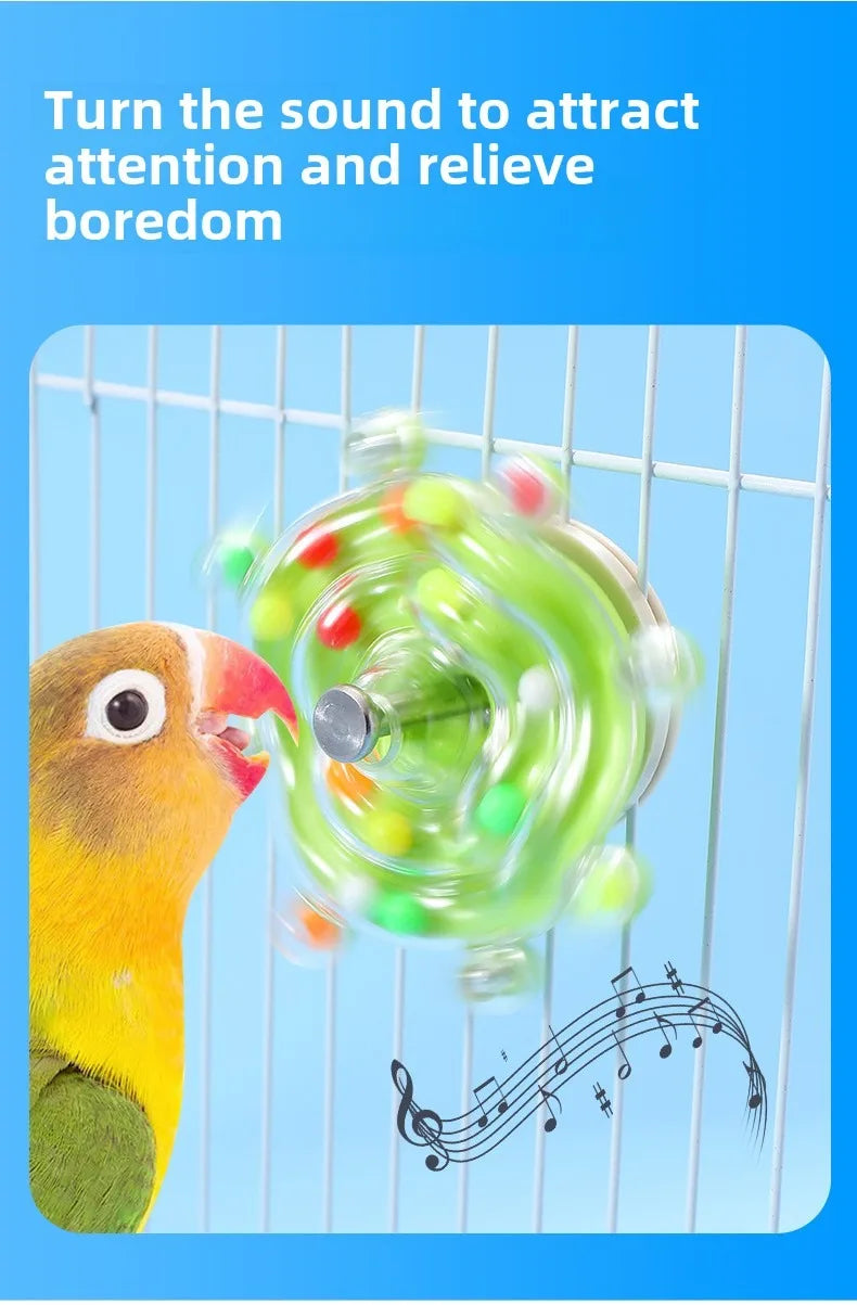 Interactief papegaaienspeelgoed met muziek – kunststof, kleurrijkb