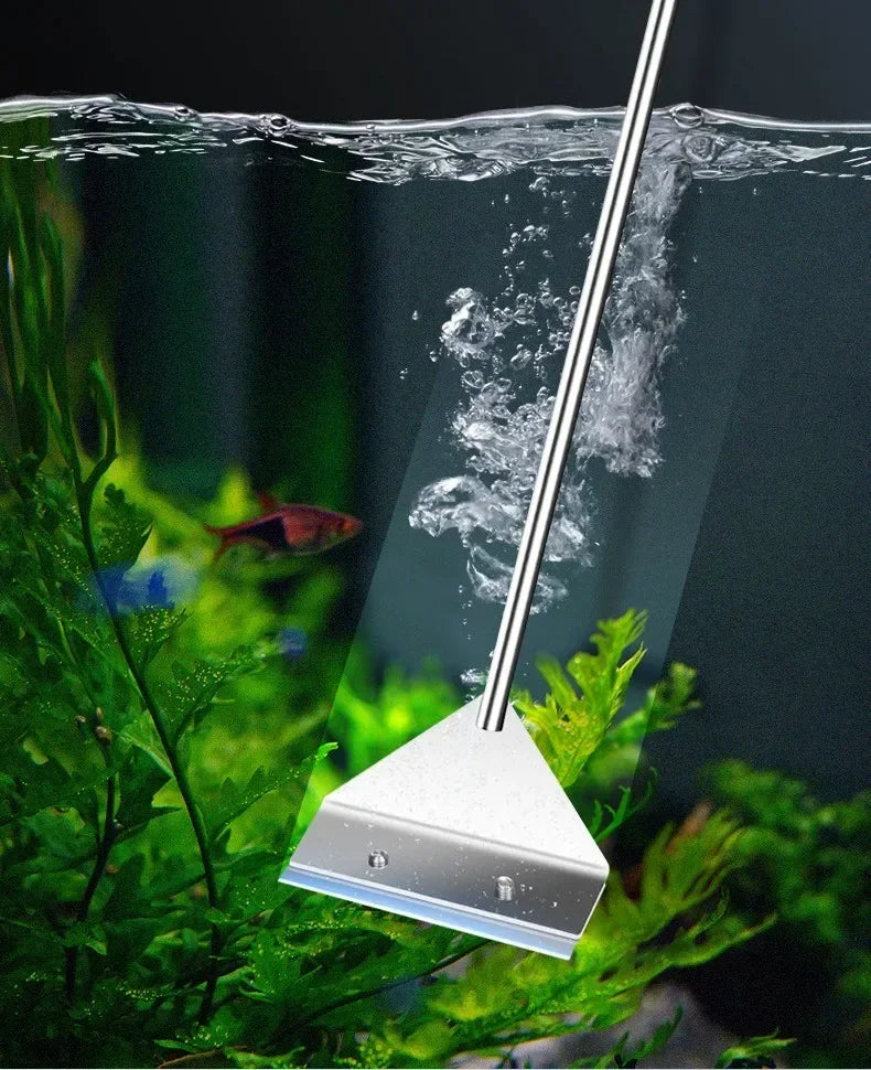 AquaCleanPro Dubbelzijdige Aquarium Reinigingstool