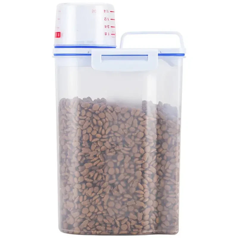FreshLock 1.5kg/2kg Meetbeker & Voercontainer voor Honden en Katten
