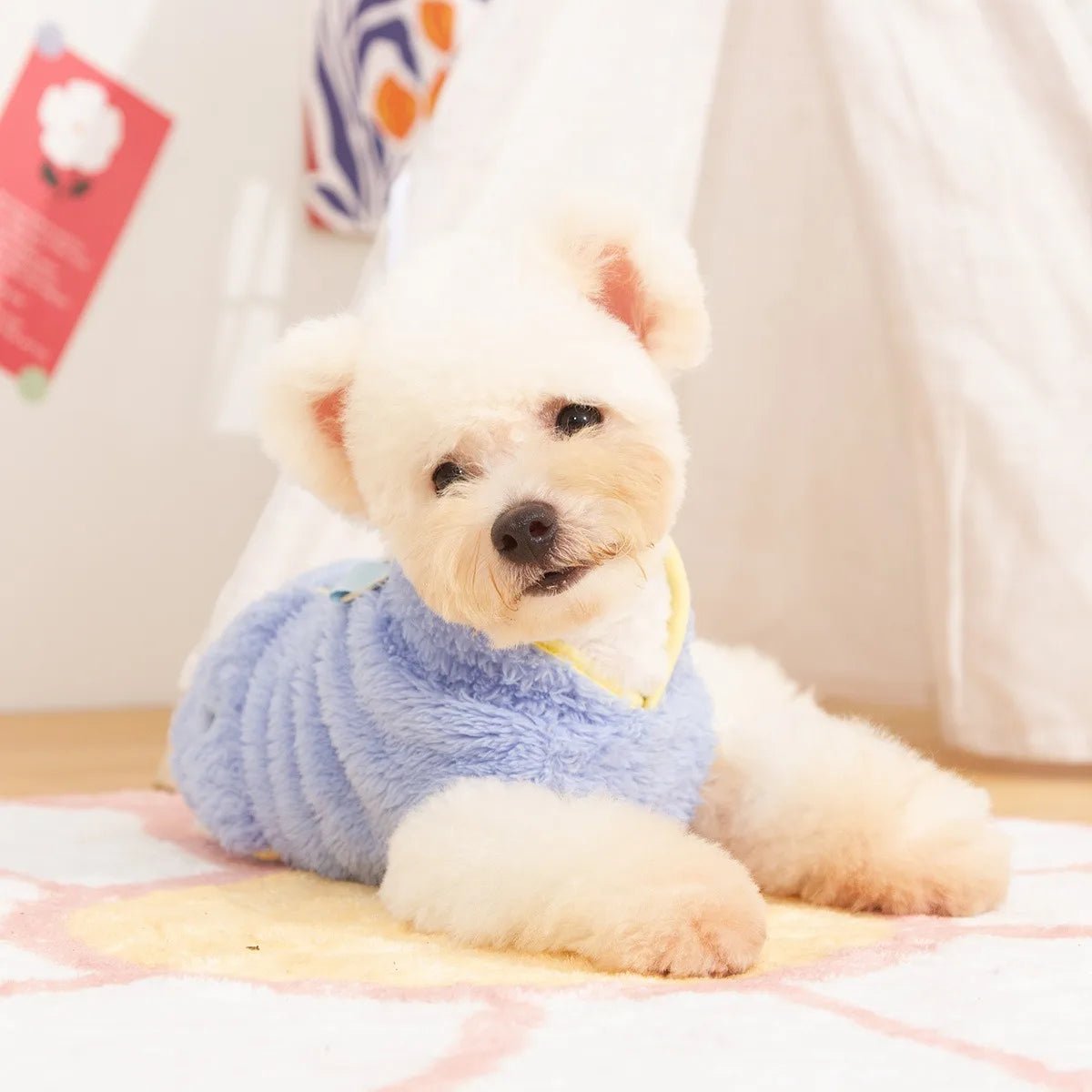 SnuggleTeddy High-Neck Fleece Hondentrui