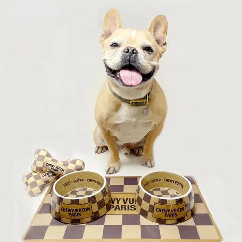 Designer Huisdier Voerbak met Placemat