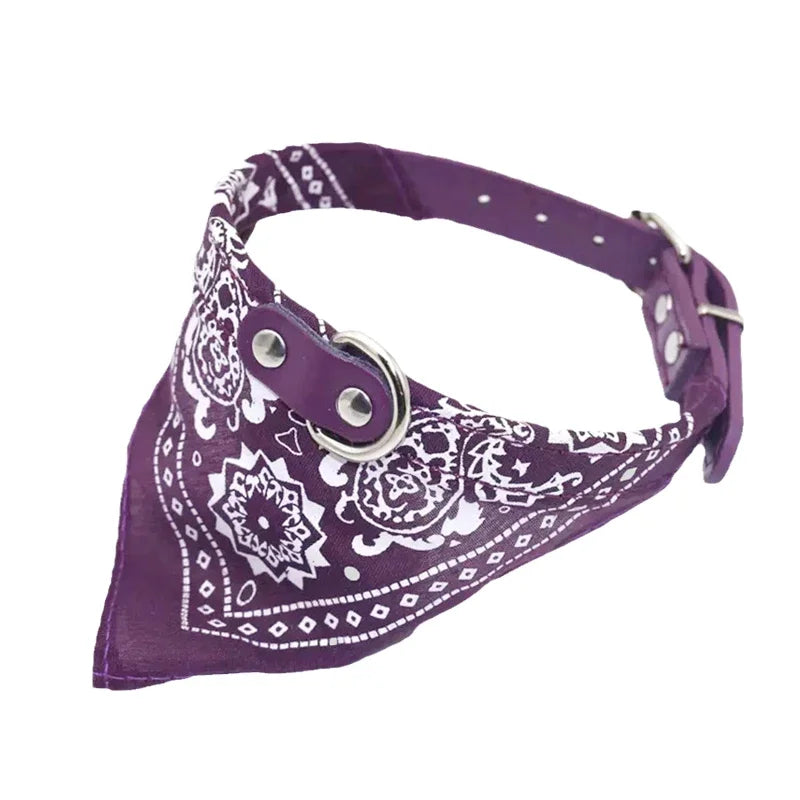 STYLPET PU Halsband met Sjaaltje
