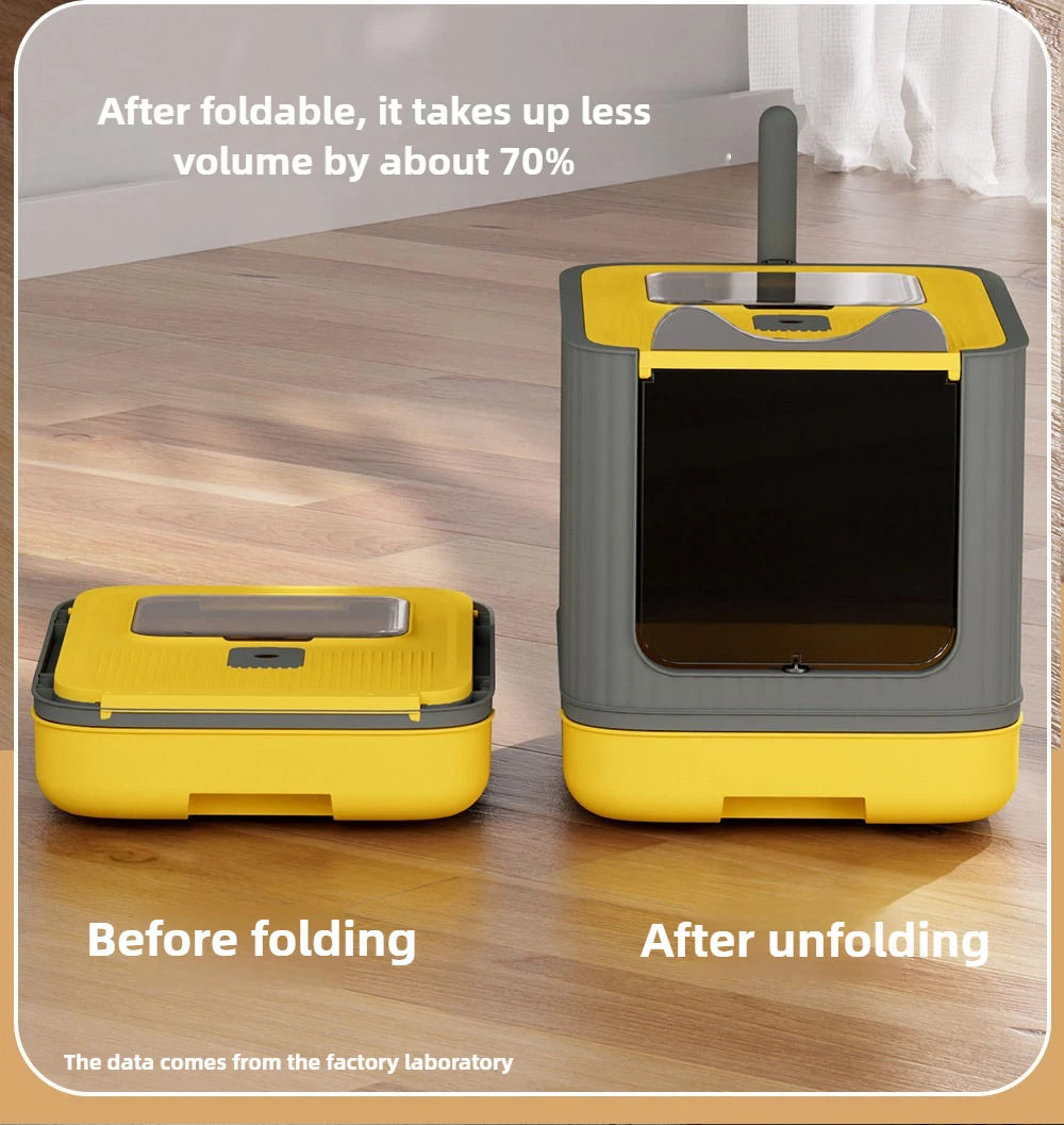 Gesloten Kattenbak met Geurfilter – Extra Groot & Spatwaterdicht Plastic