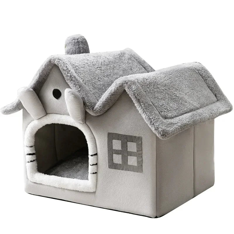 CosyFold Luxe Opvouwbare Honden- & Kattenhuis