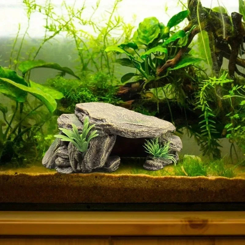 Kunstmatig schildpaddenhuisje ornament