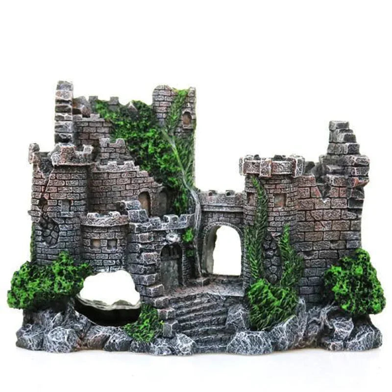 Hars Kasteel Aquarium Ornament