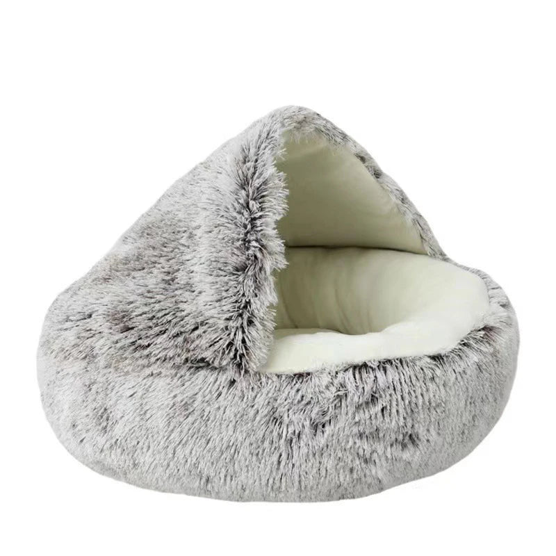 Pluche Kattenmand Ø40cm – Zachte Warmtebed voor Kat of Kleine Hond