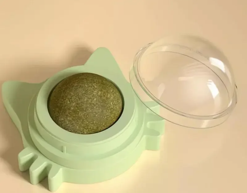 MINTYPLAY Lickbare Kattenkruidenbal – Snack, Speelgoed & Tandverzorging in Één!