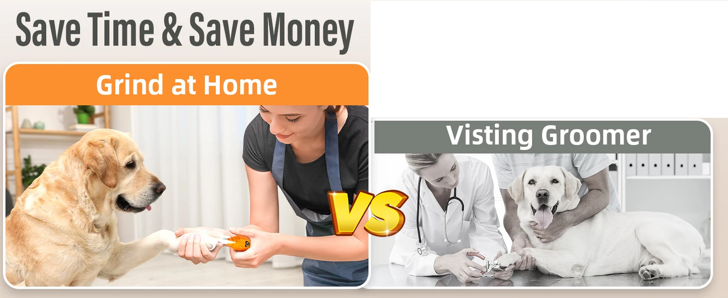 PawPerfect 6-Speed Elektrische Hondennagelvijl