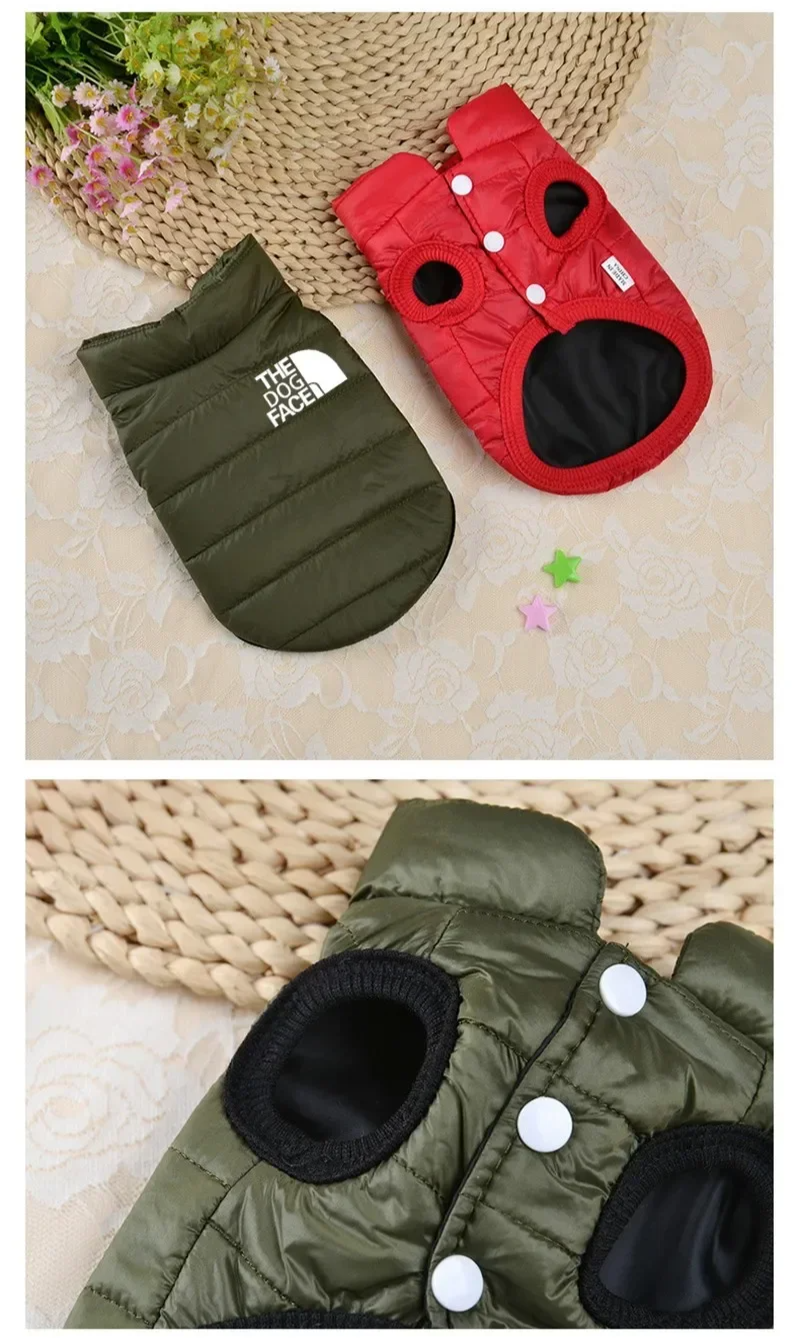 PawLuxe Dubbelzijdige Warme Hondenjas