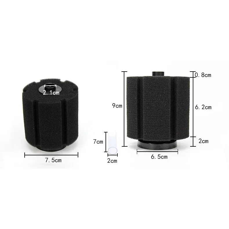 AquaPure Biochemische Sponsfilter voor Aquarium | Viskom, Luchtpomp en Skimmer Accessoire