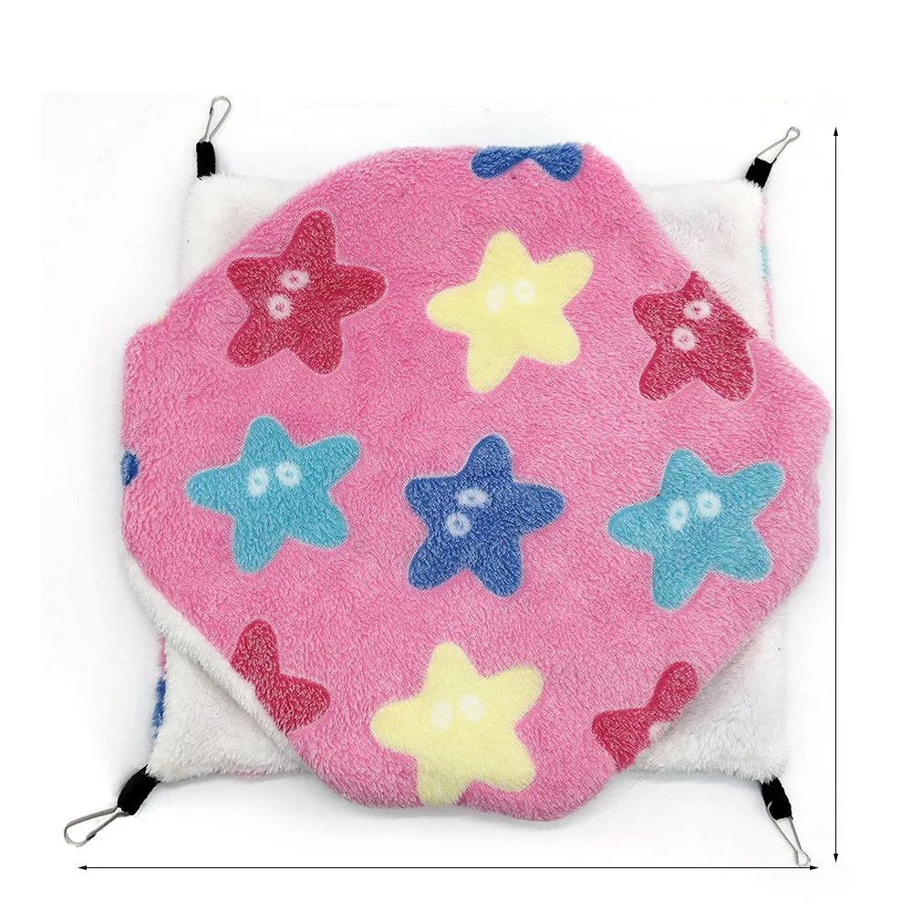 SnuggleNest Dubbele Pluche Knaagdier Hangmat