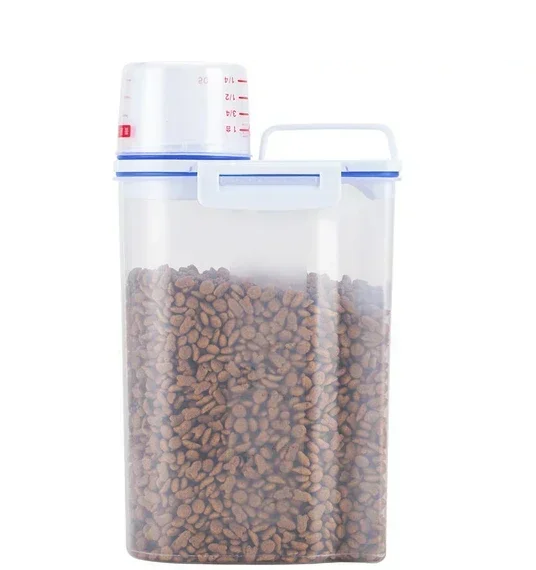 FreshLock 1.5kg/2kg Meetbeker & Voercontainer voor Honden en Katten