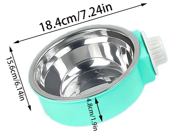 PawLuxe DuoHang – Kleurrijke RVS Honden