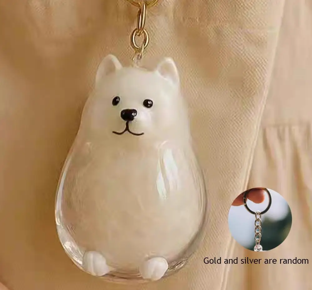 MemoriPaw Honden Haar Bewaar Sleutelhanger