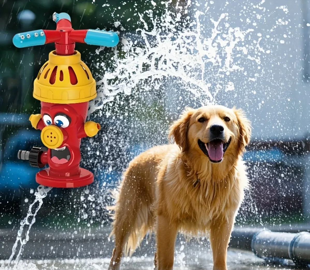 SplashHydrant Hondenspeelgoed