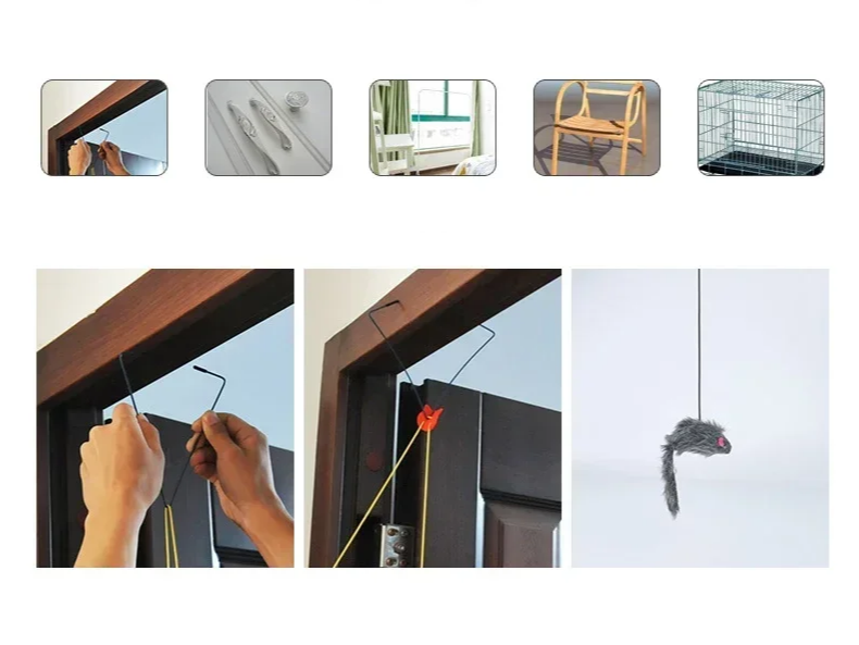 MousePlay Deurhanger Katten Speelgoed