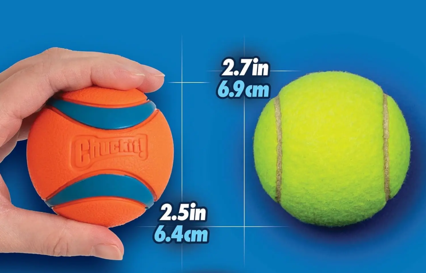 Chuckit UltraBounce Speelbal – Kleine Stuiterbal voor Honden