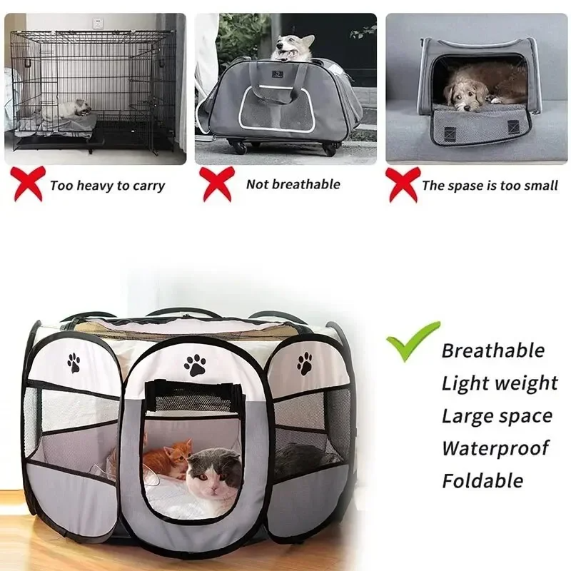 PAW-DOME Opvouwbare OctaPet Tent